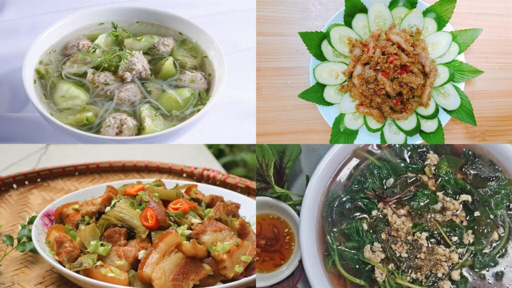 Món 3: Lặc lè luộc