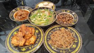Mâm cơm chay giản dị nhưng phong phú